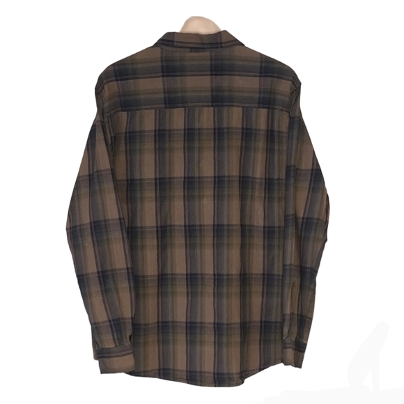 Address Unknown Men's Green & Black Men's Dress Shirt Size M - Picture 2 of 7